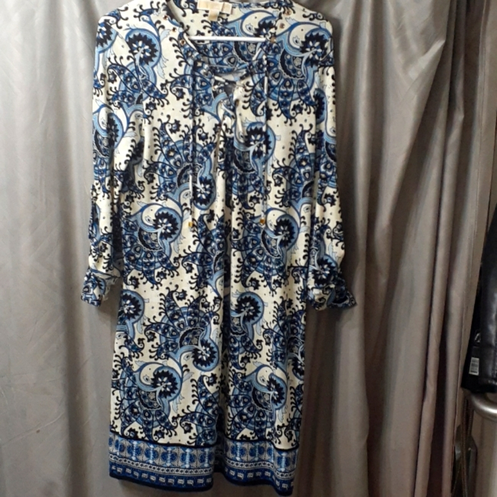 Michael Kors Medium Paisley dress with lace up